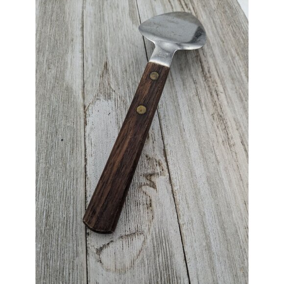 Stainless Steel #1 Pie Spatula Server 8 1/4" Wood Handle Japan - Picture 6 of 8